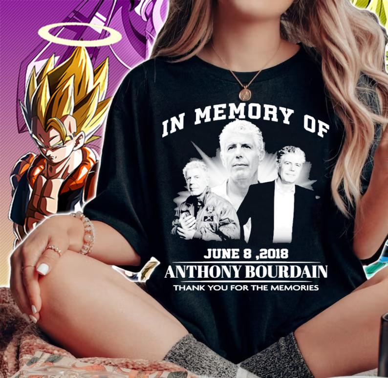 In memory of Anthony Bourdain thank you for the memories shirt