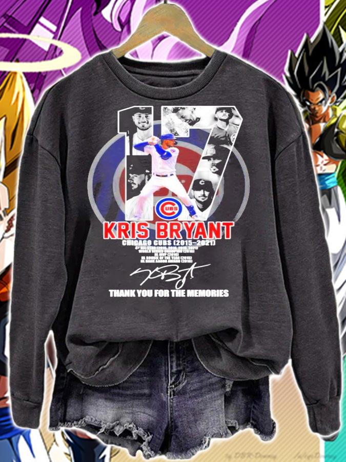 Kris Bryant Chicago Cubs 2015-2021 signature shirt