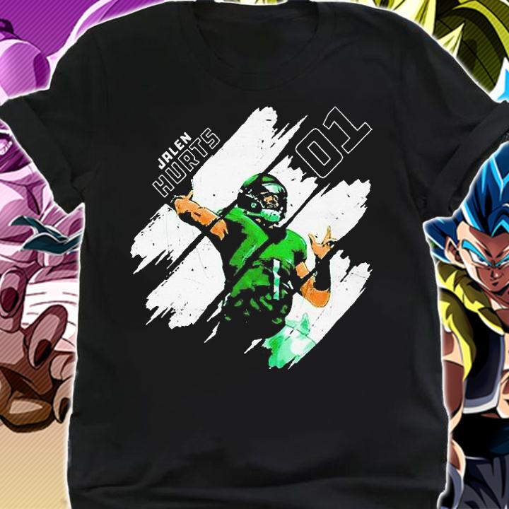 Philadelphia Eagles Jalen Hurts Stripes T-shirt shirt