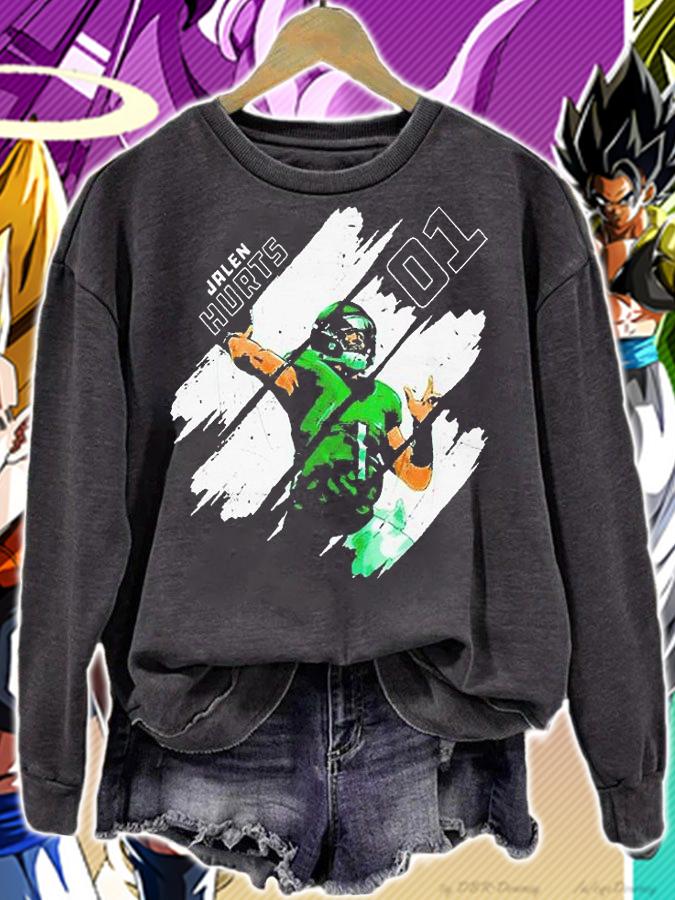 Philadelphia Eagles Jalen Hurts Stripes T-shirt sweatshirt