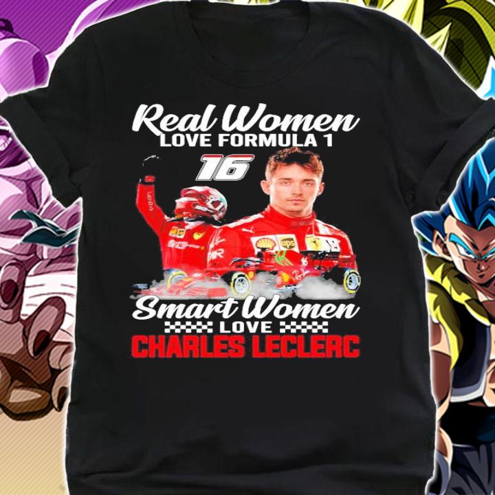 Real women love formula 1 Smart women love Charles Leclerc shirt shirt