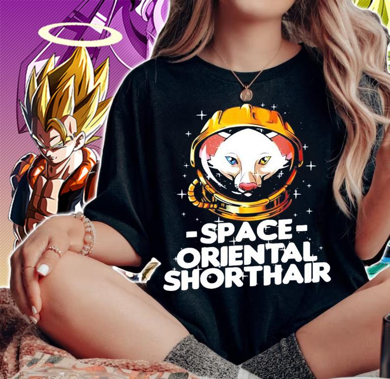 Space oriental shorthair shirt woman shirt