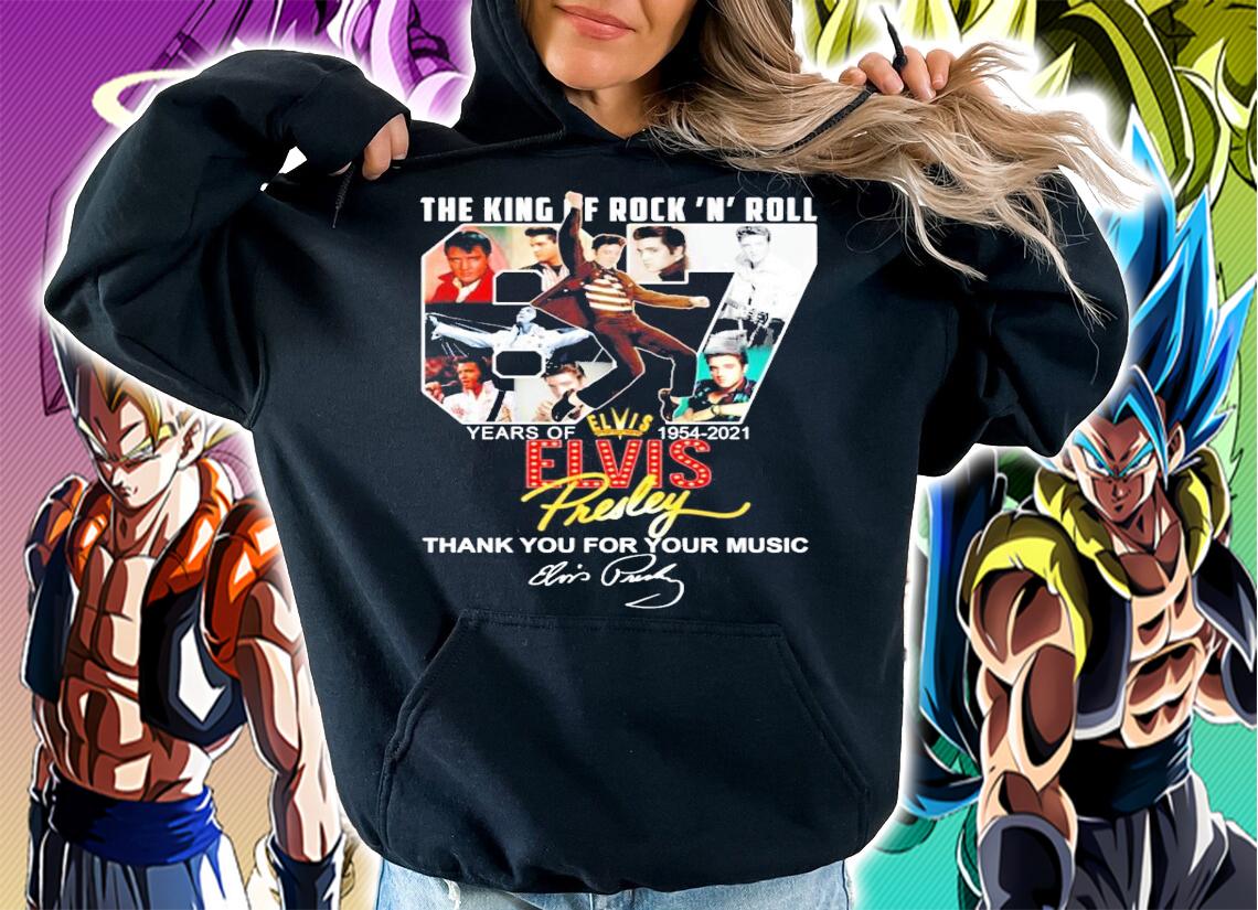 The king of rock N roll 67 years of 1954-2021 Elvil signature shirt