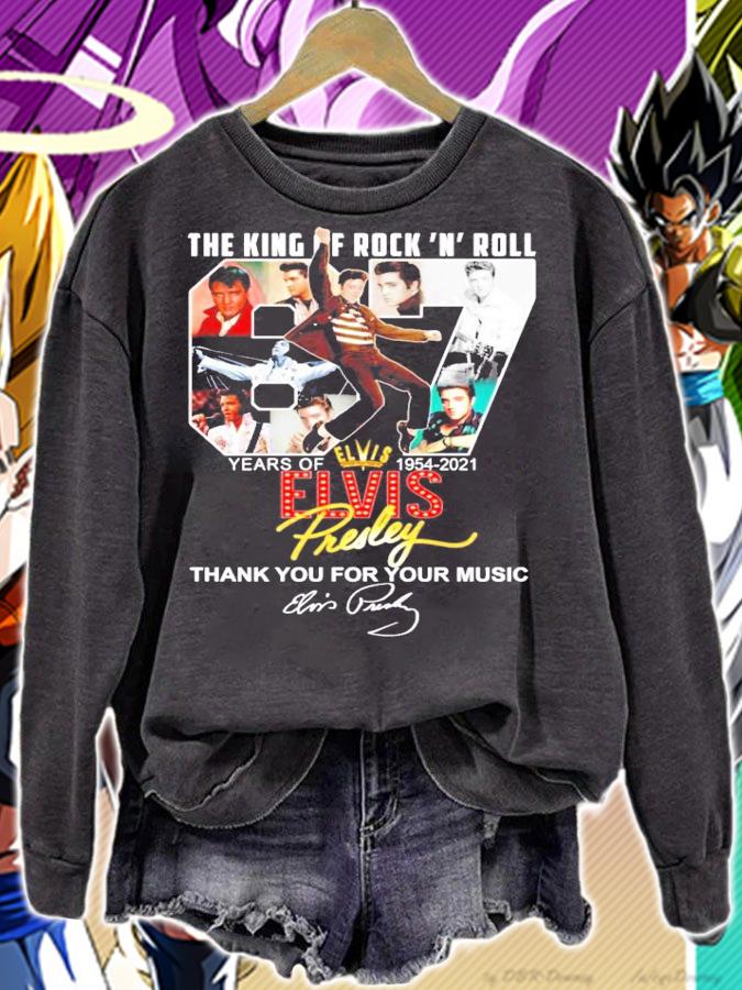 The king of rock N roll 67 years of 1954-2021 Elvil signature shirt