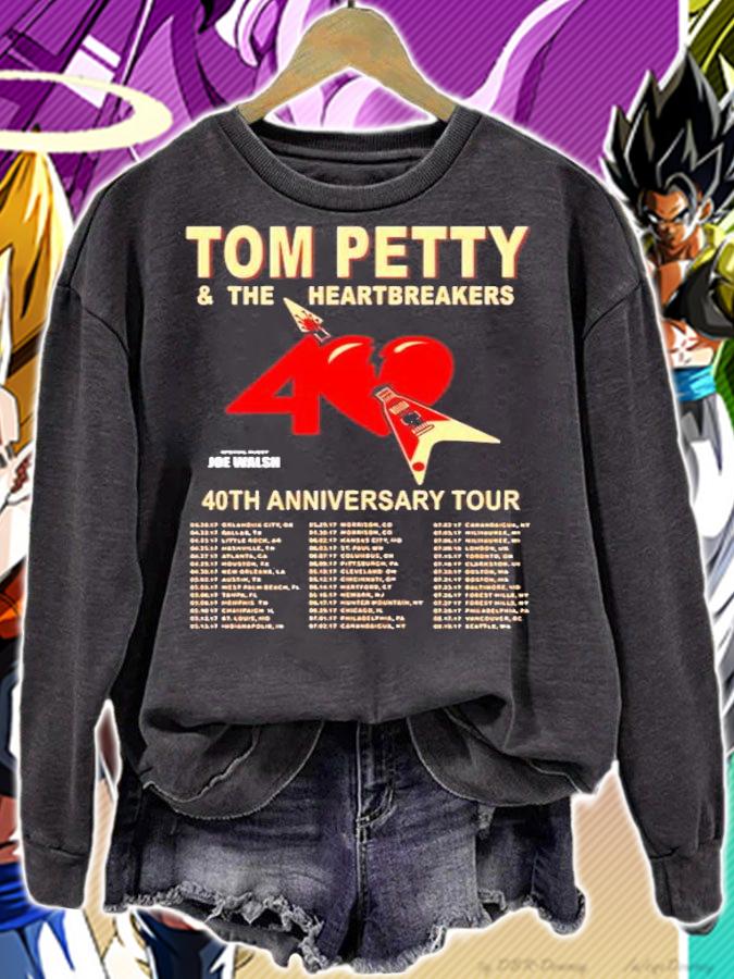Tom petty and the heartbreakers 40th anniversary tour shirt sweatshirt