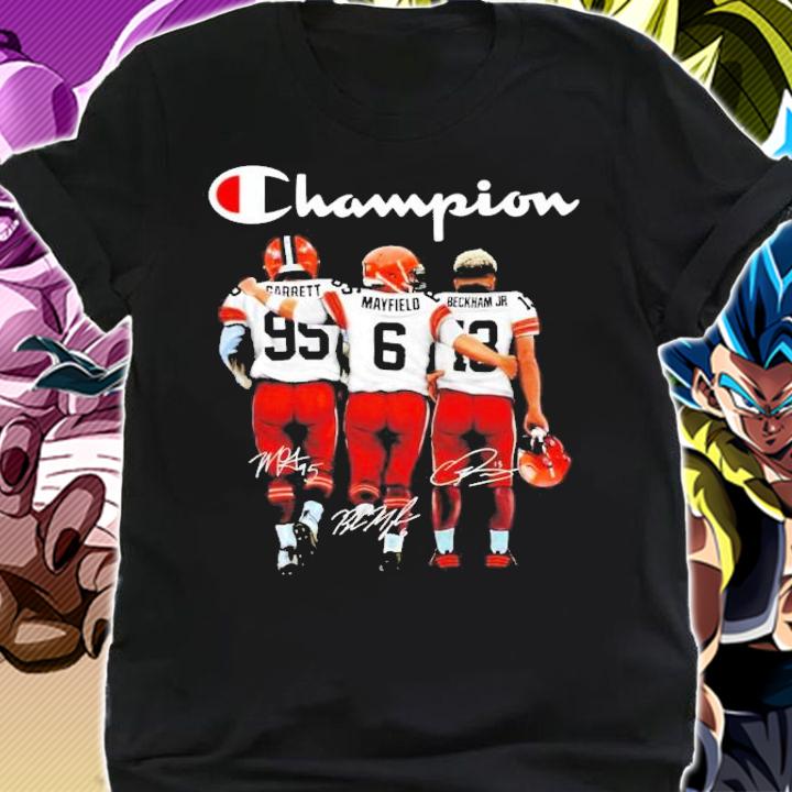 Cleveland Browns Champion Carrett Mayfield and Beckham Jr shirt shirt