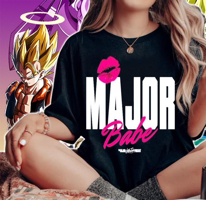 Major Babe lip shirt woman shirt