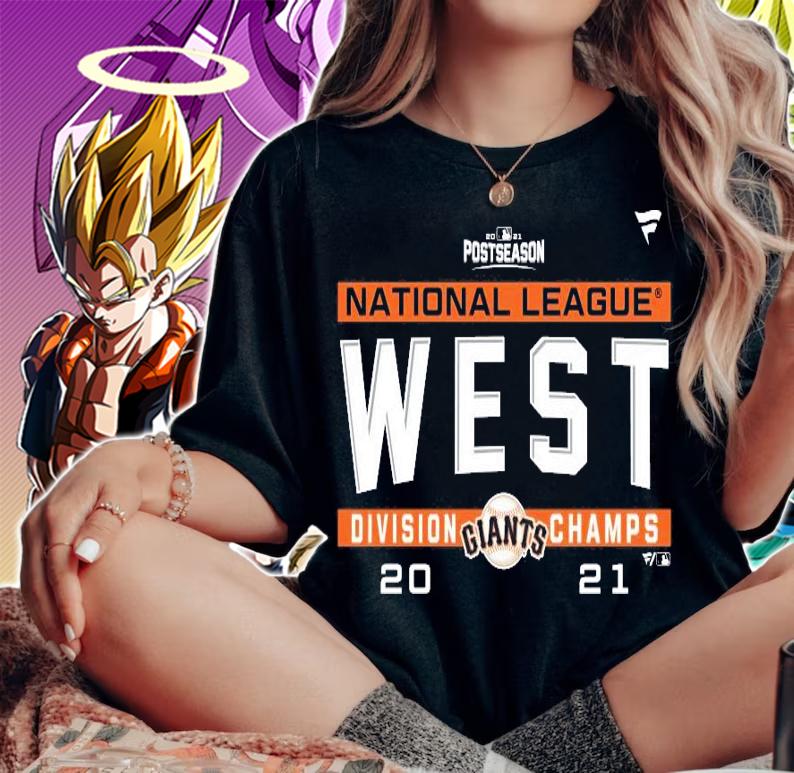 San Francisco Giants National League NL West Division Champions 2021 T-Shirt woman shirt