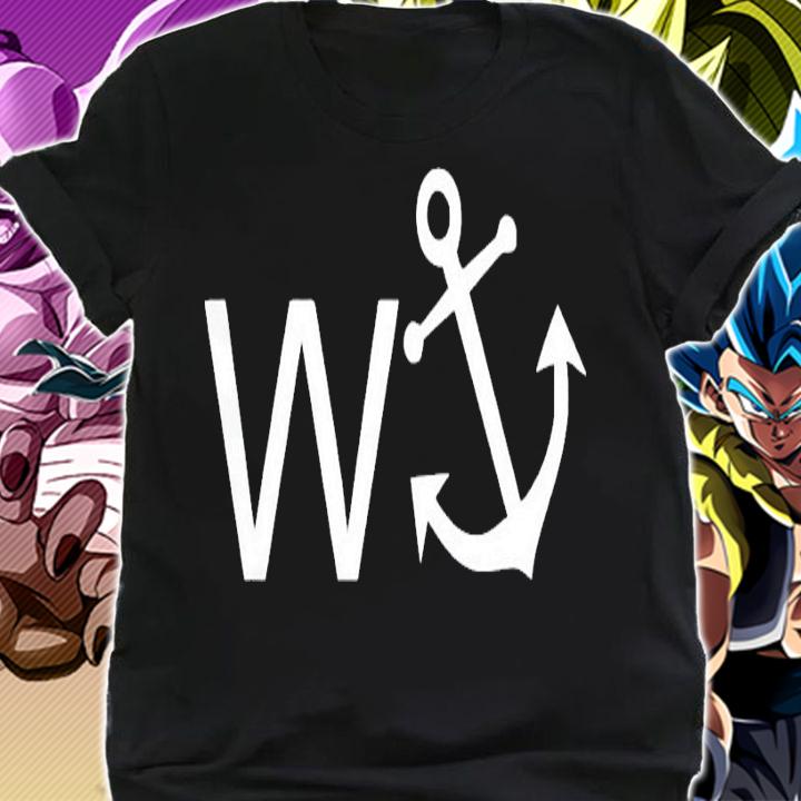 W anchor T-shirt shirt