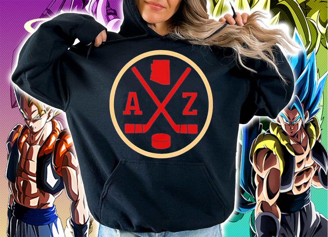Retro Arizona hockey team emblem shirt