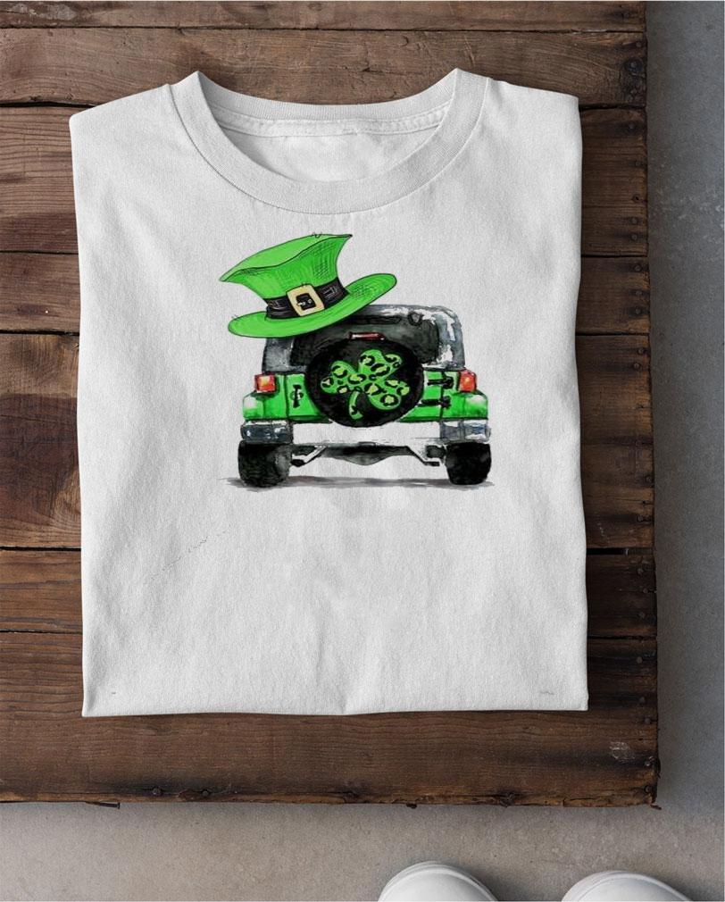 St Patrick's day Shamrock Jeep shirt shirt