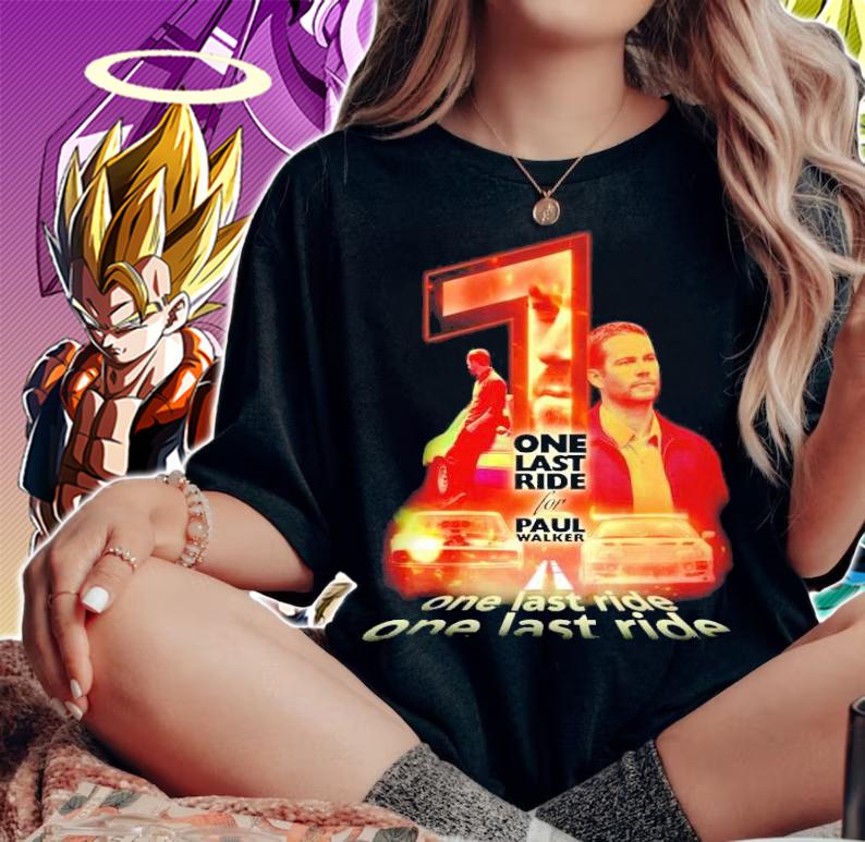 One last ride Paul Walker signature shirt woman shirt