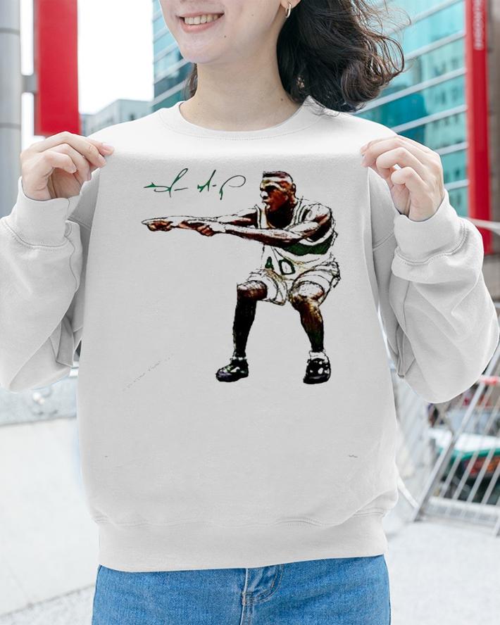 Shawn Kemp signature shirt sweatshirt