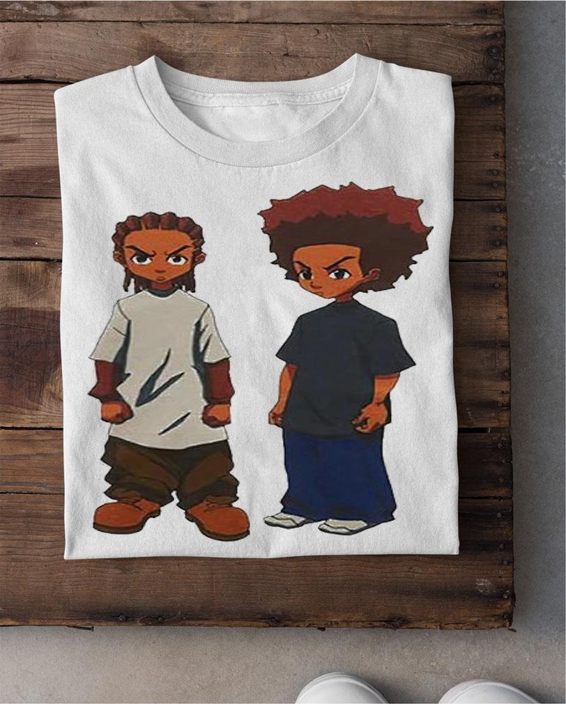 The Boondocks Riley Freeman and Huey Freeman T-shirt shirt