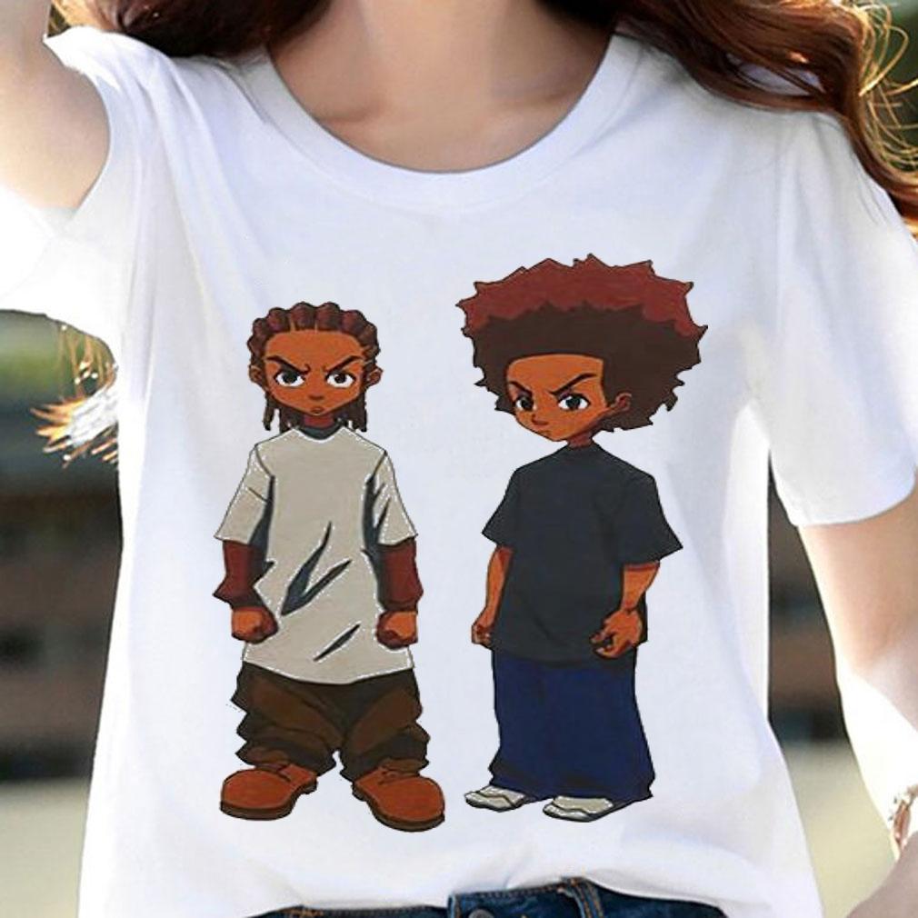 The Boondocks Riley Freeman and Huey Freeman T-shirt woman shirt