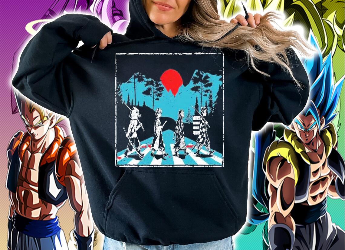 Demon Slayer Abbey Road Tanjiro Nezuko Zenitsu Inosuke shirt hoodie