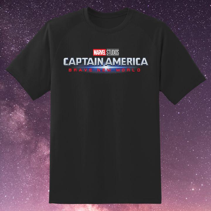 Marvel Studios Captain America Brave New World Movie Logo Shirt