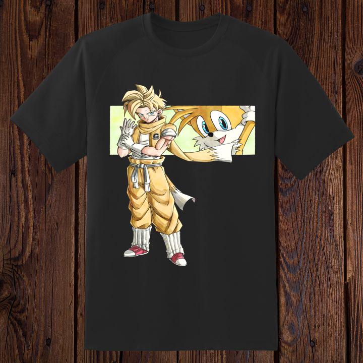 Dragon Ball X Tails Sonic The Hedgehog T-Shirt