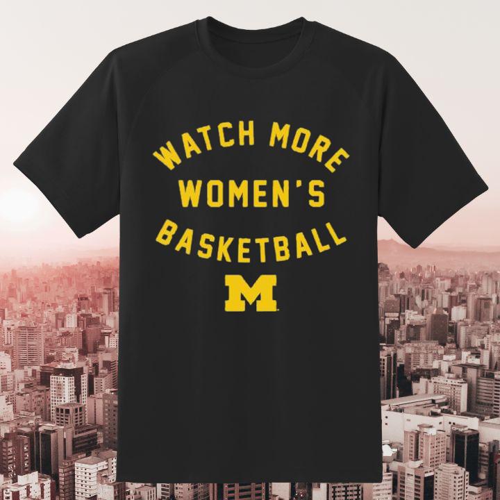 Watch More Michigan Wolverines Womens Basketball Logo T-Shirt