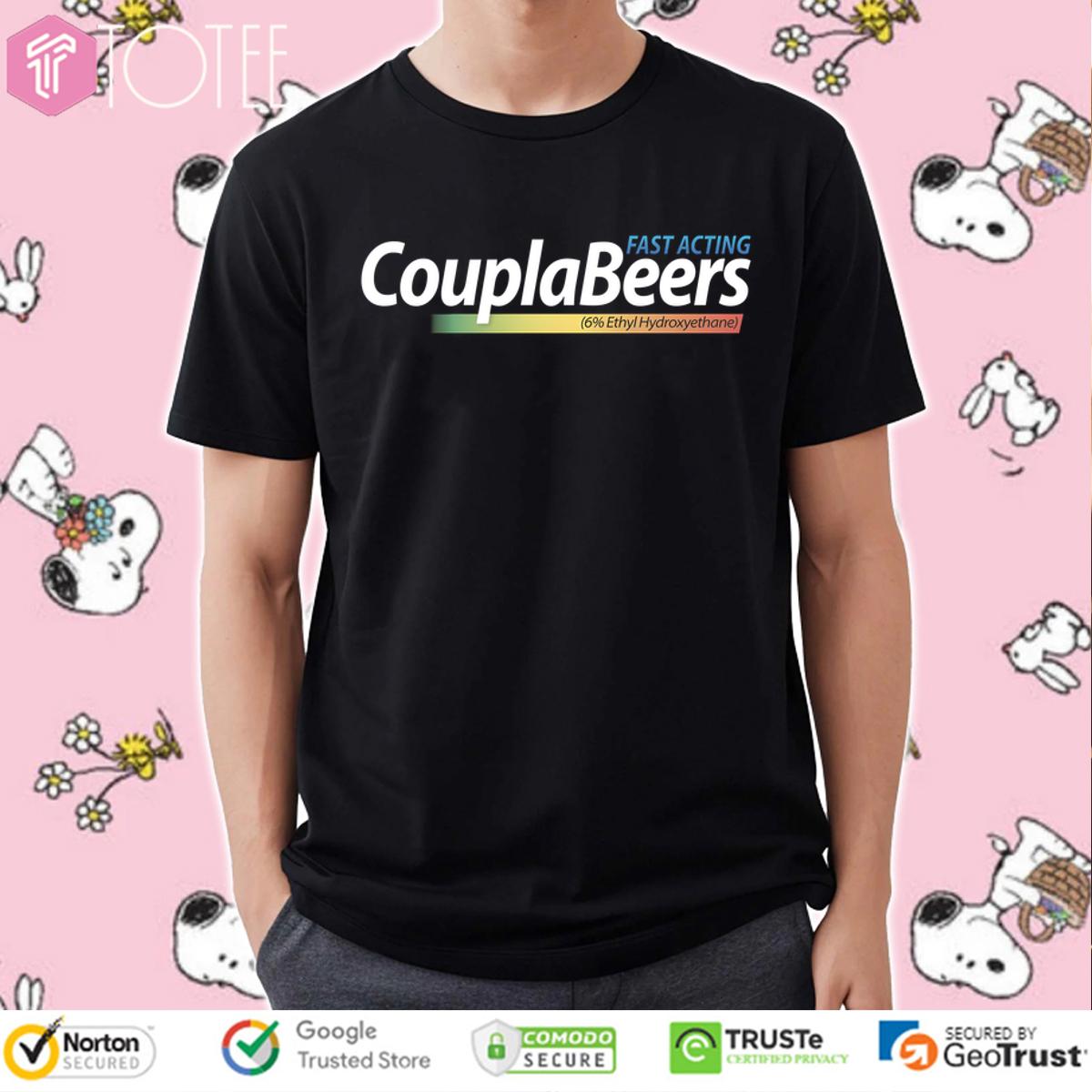 Fast Acting Couplabeers Shirt: Instant Style & Fun Delivered!