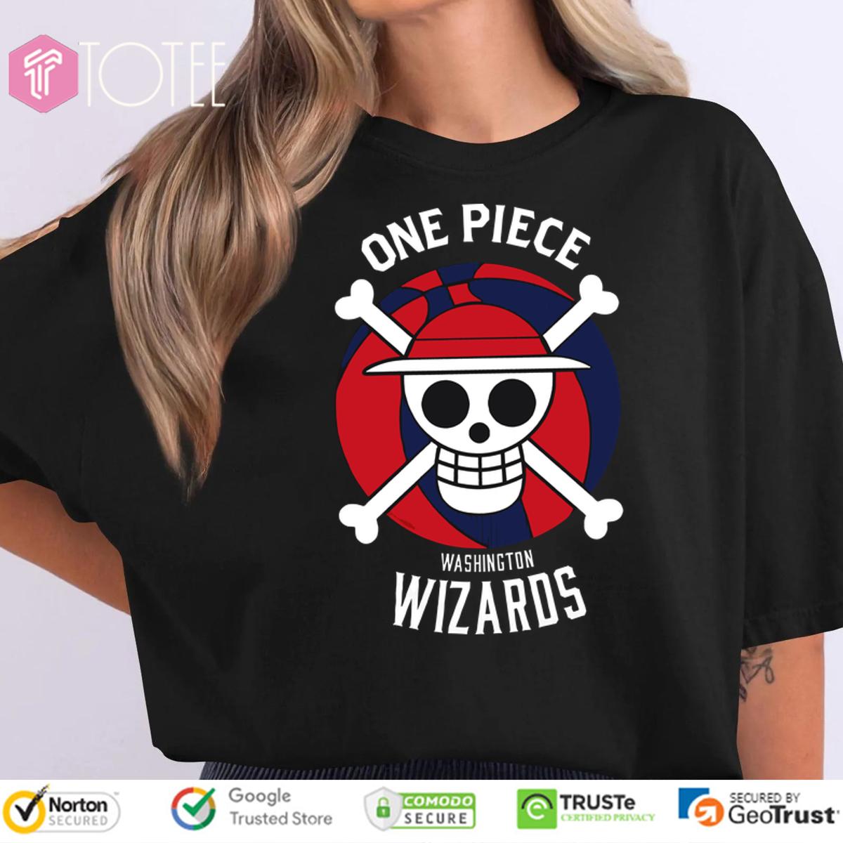 Washington Wizards One Piece Shirt: Gear Up, Show Your Anime Pride!