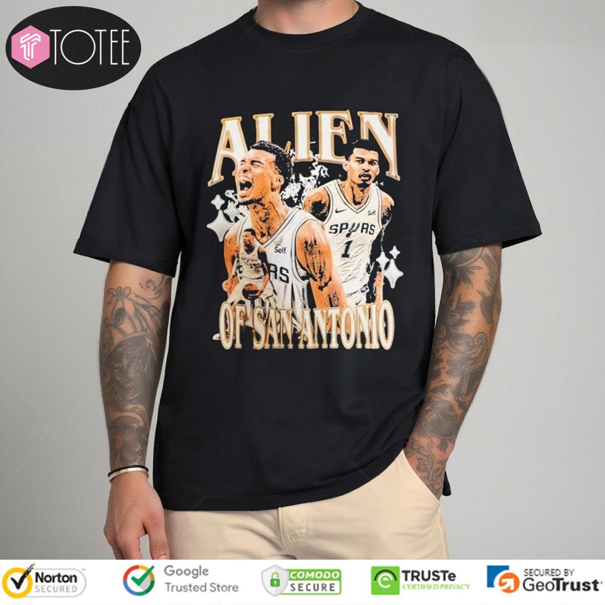 Victor Wembanyama Wemby Alien Of San Antonio Spurs Vintage T-Shirt