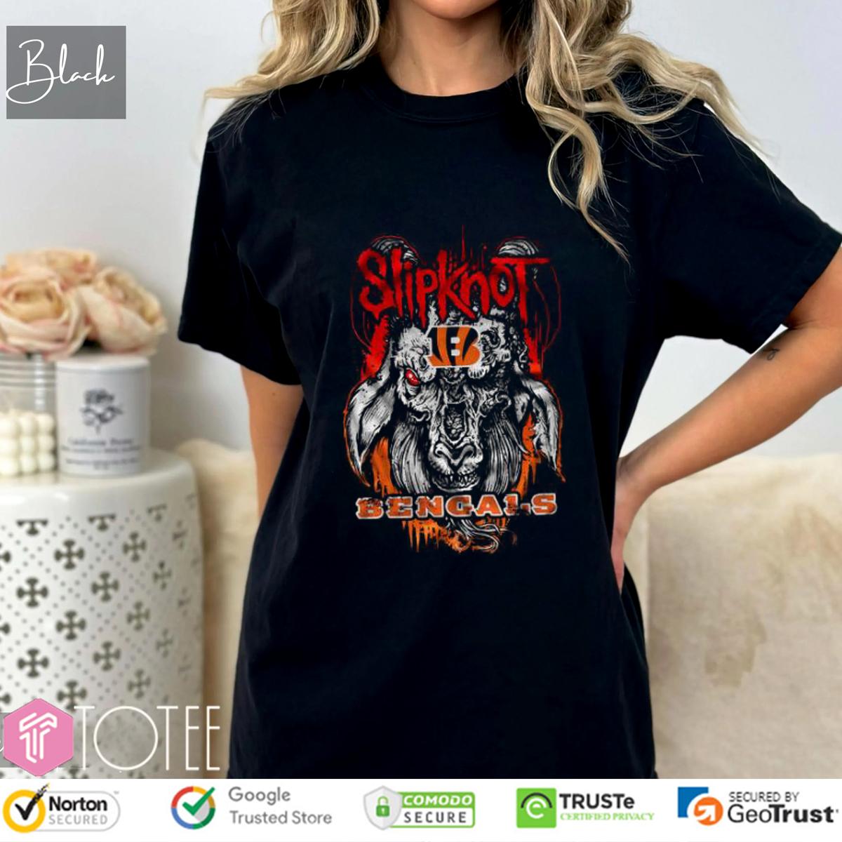 Satan Goat Slipknot Cincinnati Bengals T-Shirt