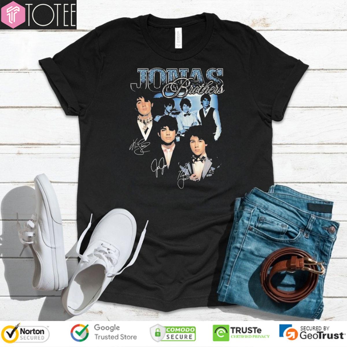 Jonas Brothers Pop Band Jonascon Signature Shirt
