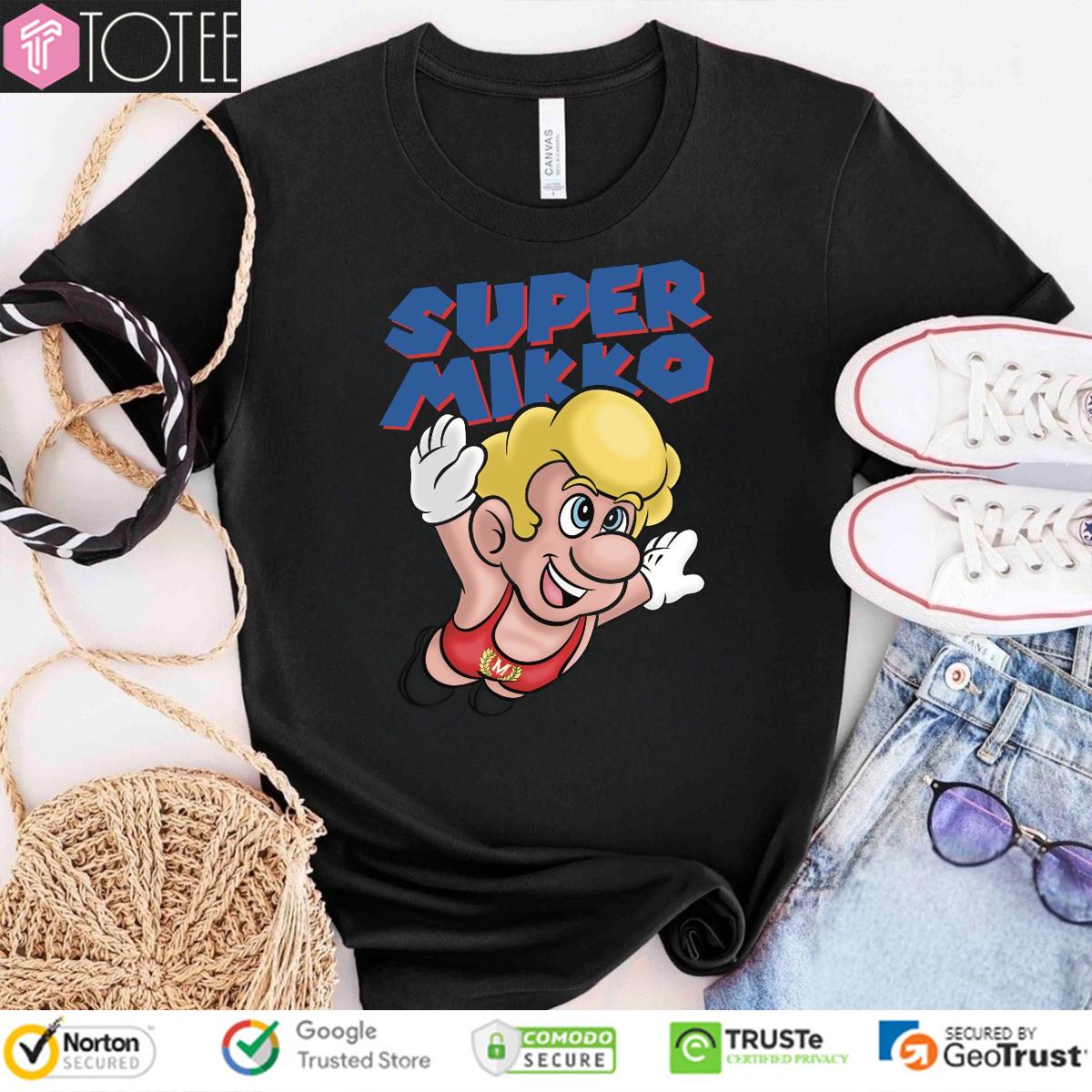 Super Mikko Parody Mikko Maestro Super Mario Bros T-Shirt