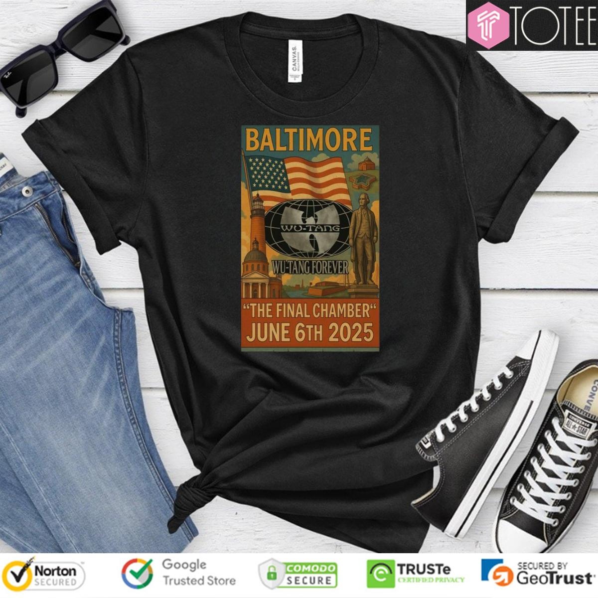 Baltimore Wu-Tang Forever The Final Chamber June 6Th 2025 T-shirt