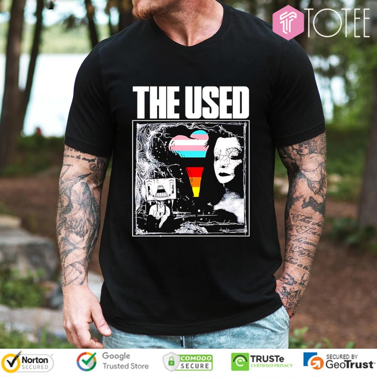 The Used Rock Band 25 Year Anniversary Tour Lgbt Pride T-shirt