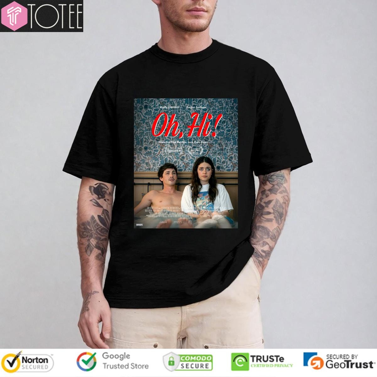Logan Lerman And Molly Gordon Movie Oh Hi Summer Situationship T-shirt