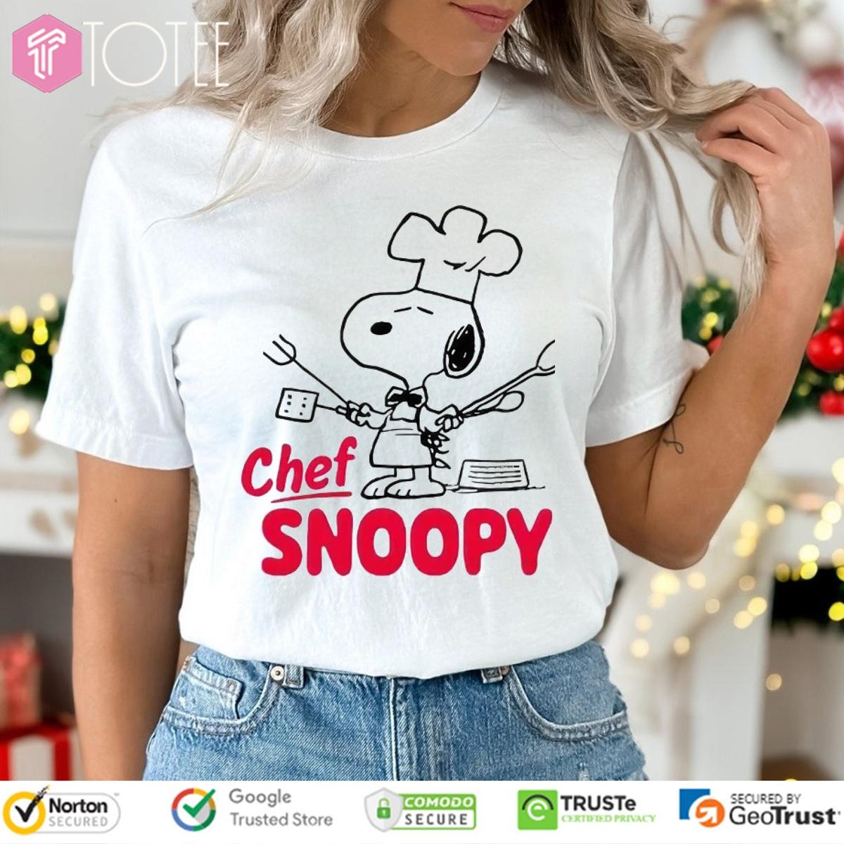 Jeremy Allen White Chef Snoopy T-shirt