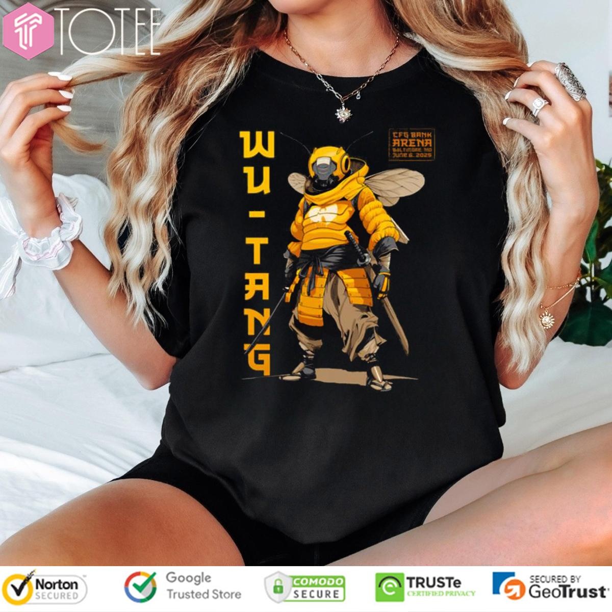 Bee Samurai Wu Tang Clan Baltimore June 6Th 2025 T-shirt
