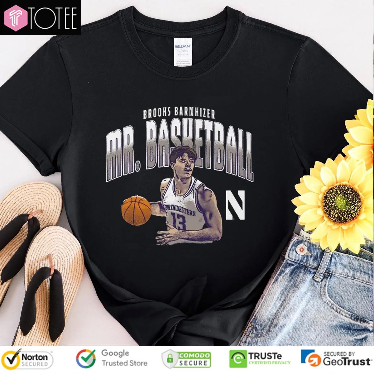 Brooks Barnhizer Northwestern Wildcats Mr. Basketball T-shirt
