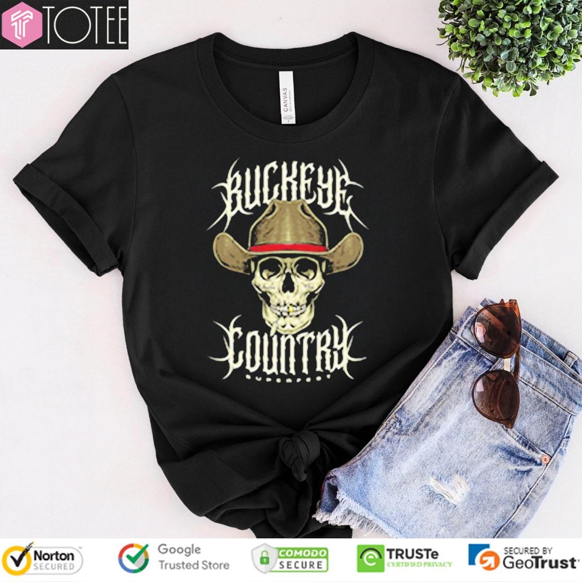 Buckeye Country Superfest 2025 Cowboy Skull Shirt