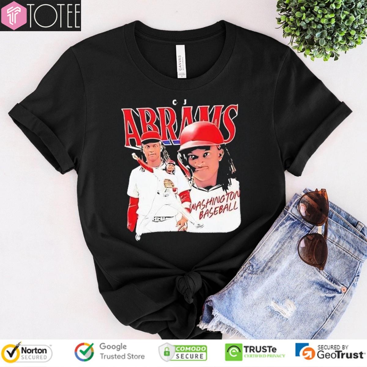 Cj Abrams Washington Nationals Baseball Shirt
