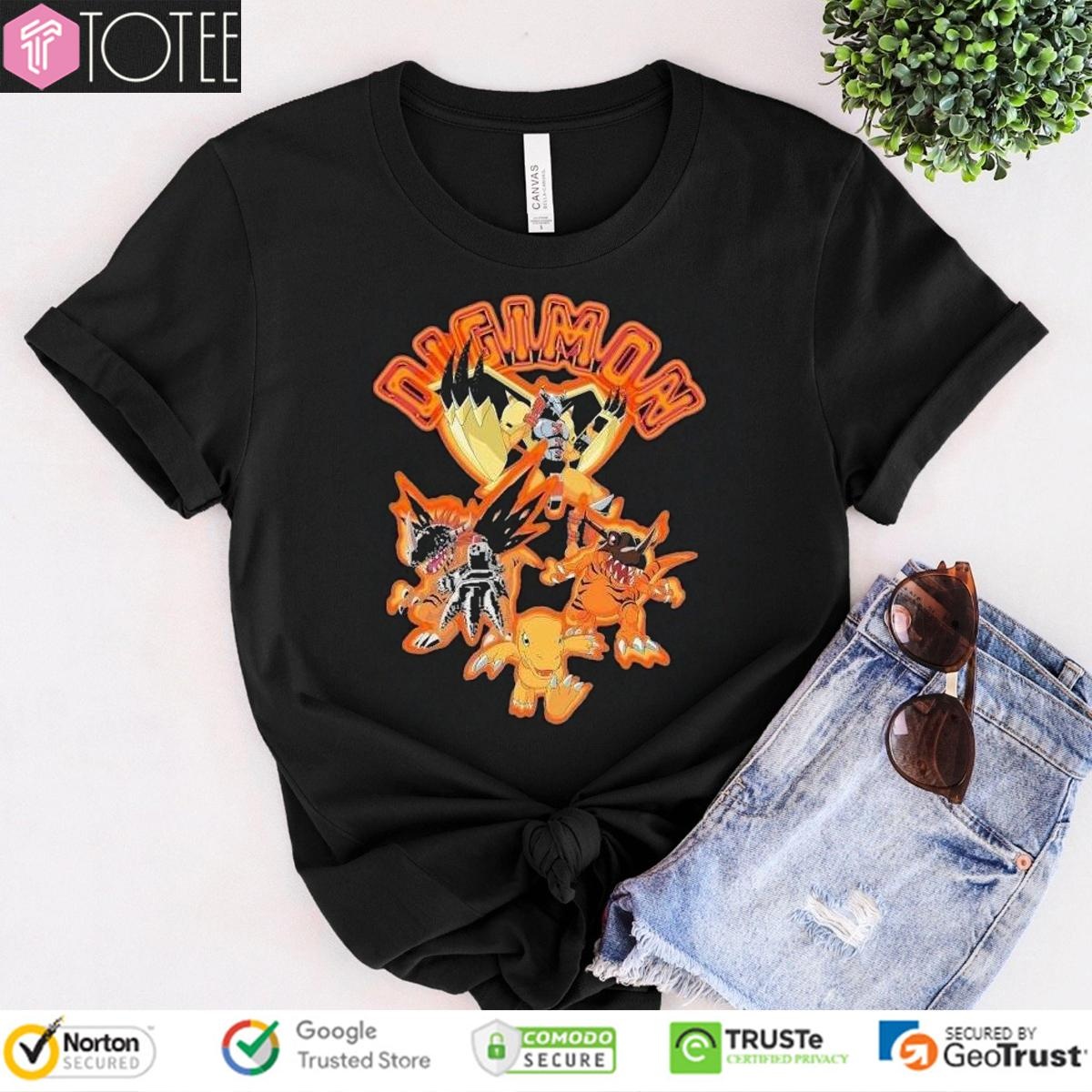 Dim Mak Digimon Agumon Evolution T-shirt