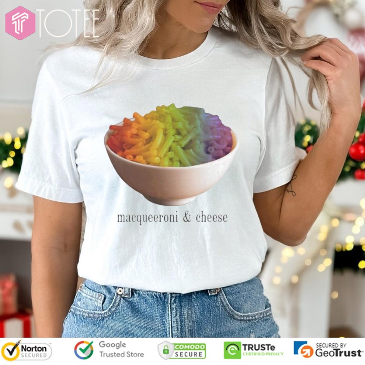 Macqueeroni And Cheese Pride Rainbow T-shirt