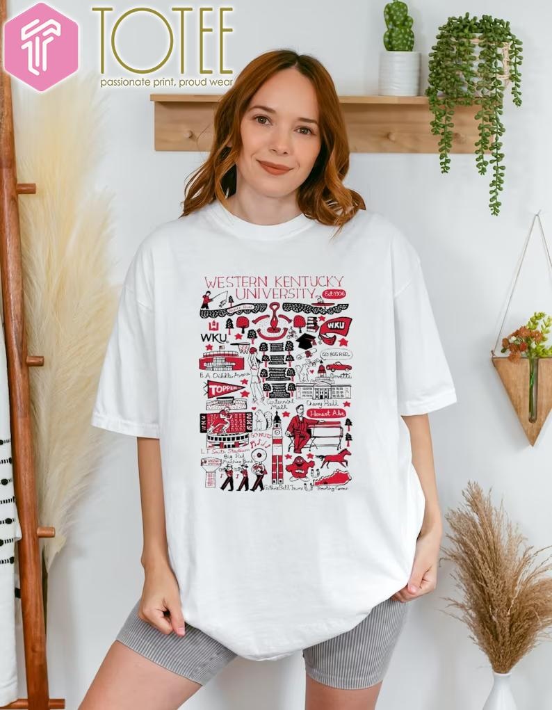 Western Kentucky University Art Illustration T-shirt