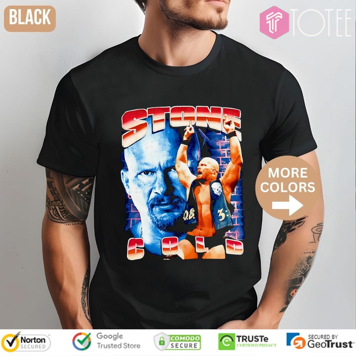 Wwe Stone Cold Steve Austin Graphic Vintage Bootleg T-shirt