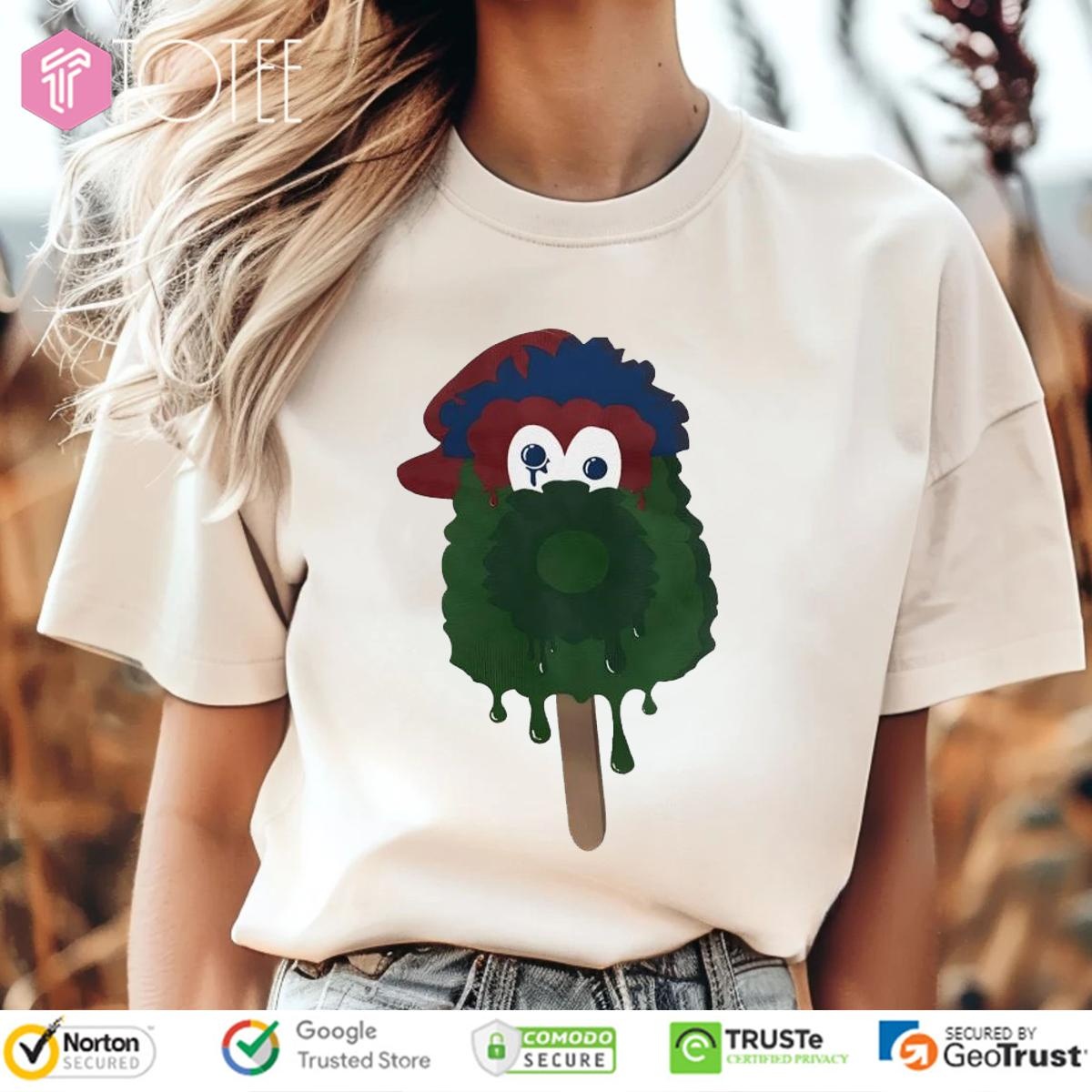 Ice Cream Philadelphia Phillies Mascot T-shirt
