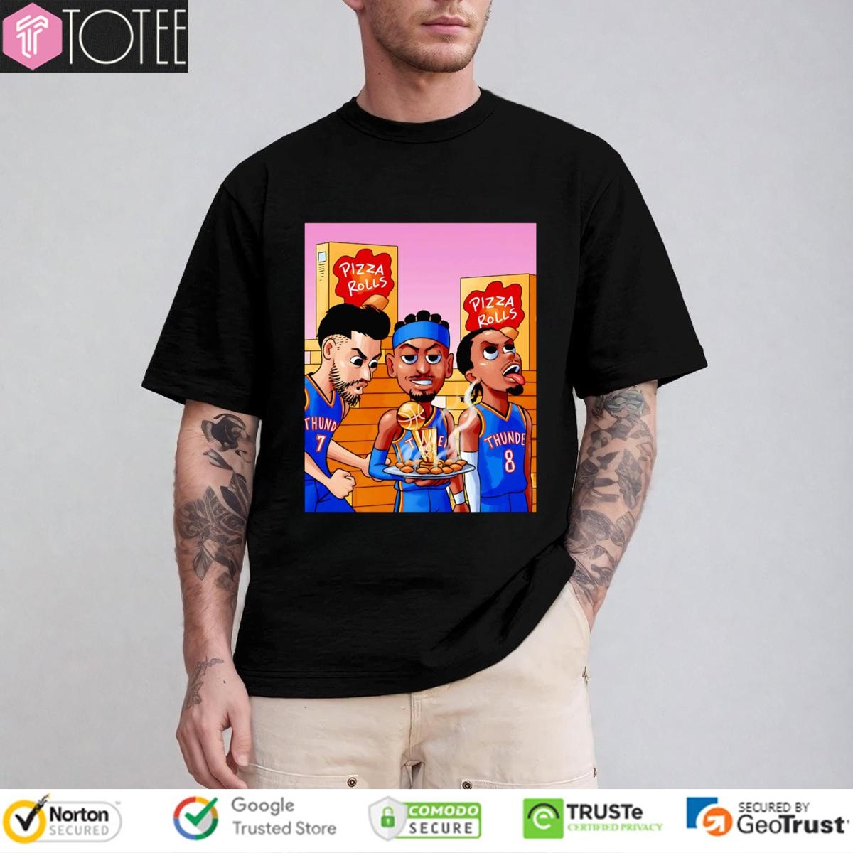 Pizza Rolls Oklahoma City Thunder T-shirt