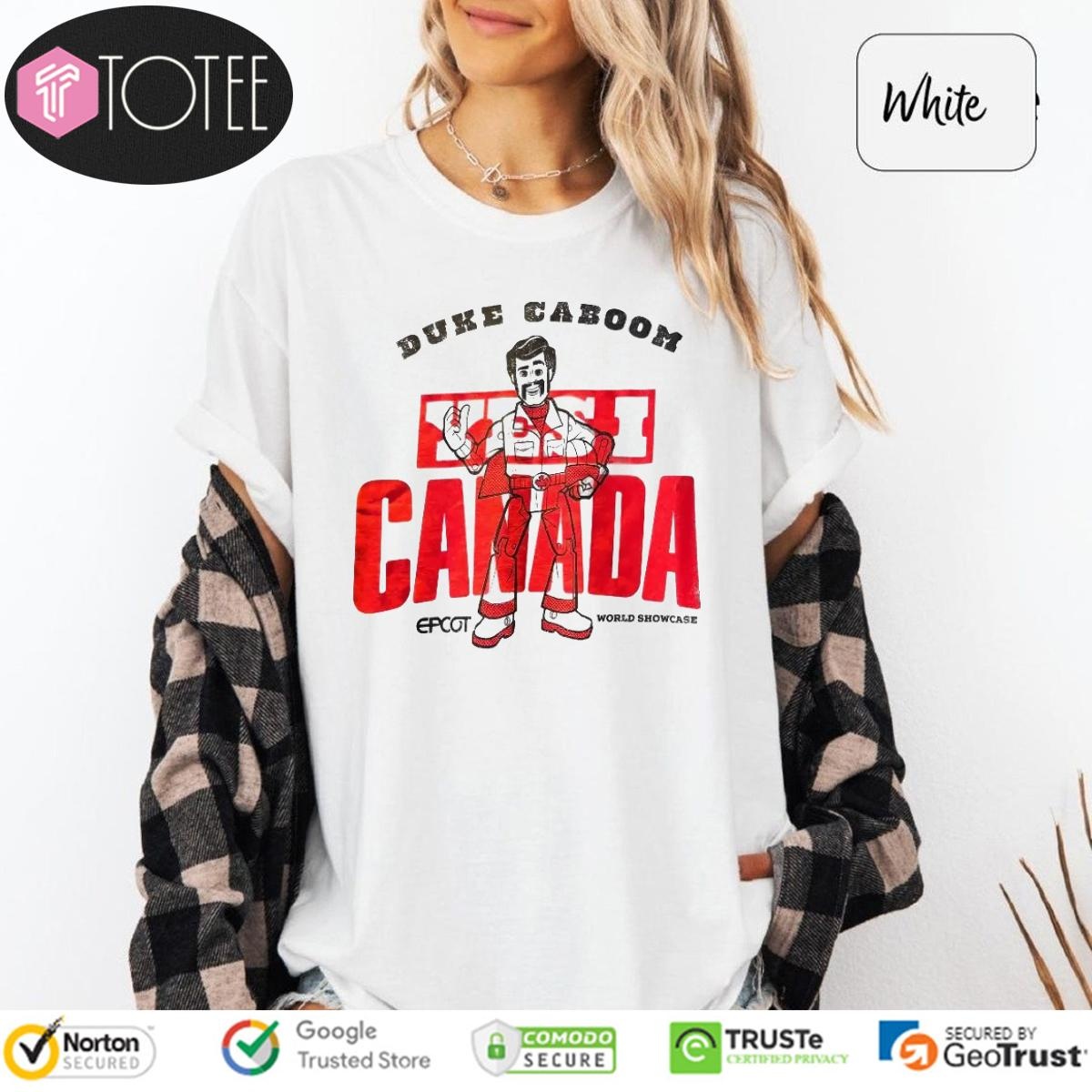 Yes I Canada Epcot World Showcase Duke Caboom T-shirt