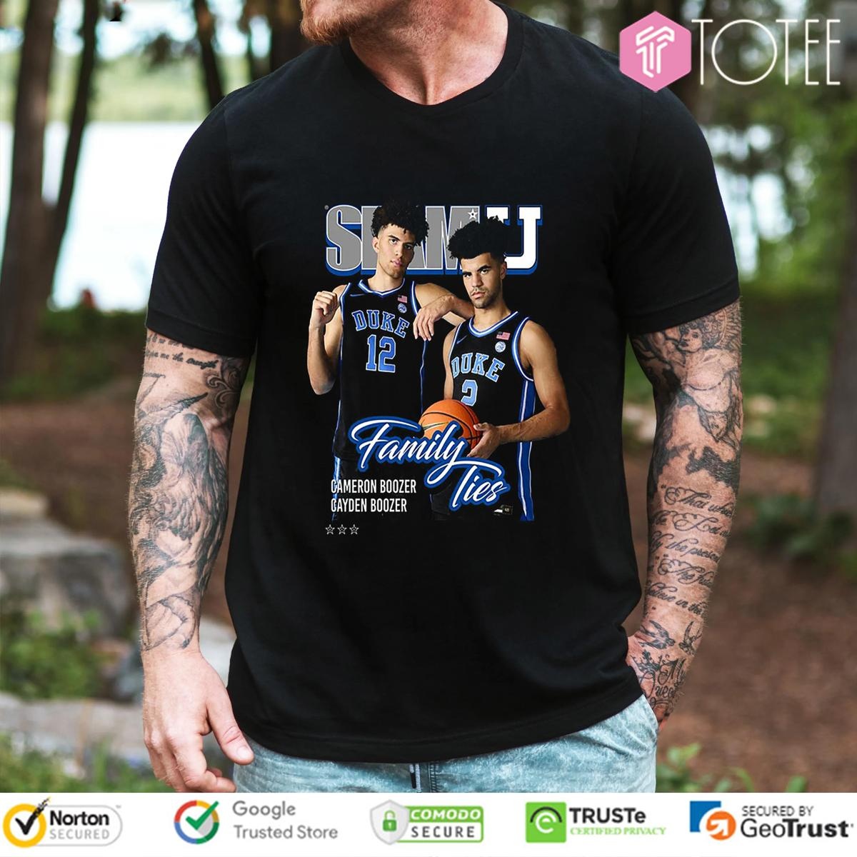 Brothers Cameron Boozer Cayden Boozer Slam Cover T-shirt