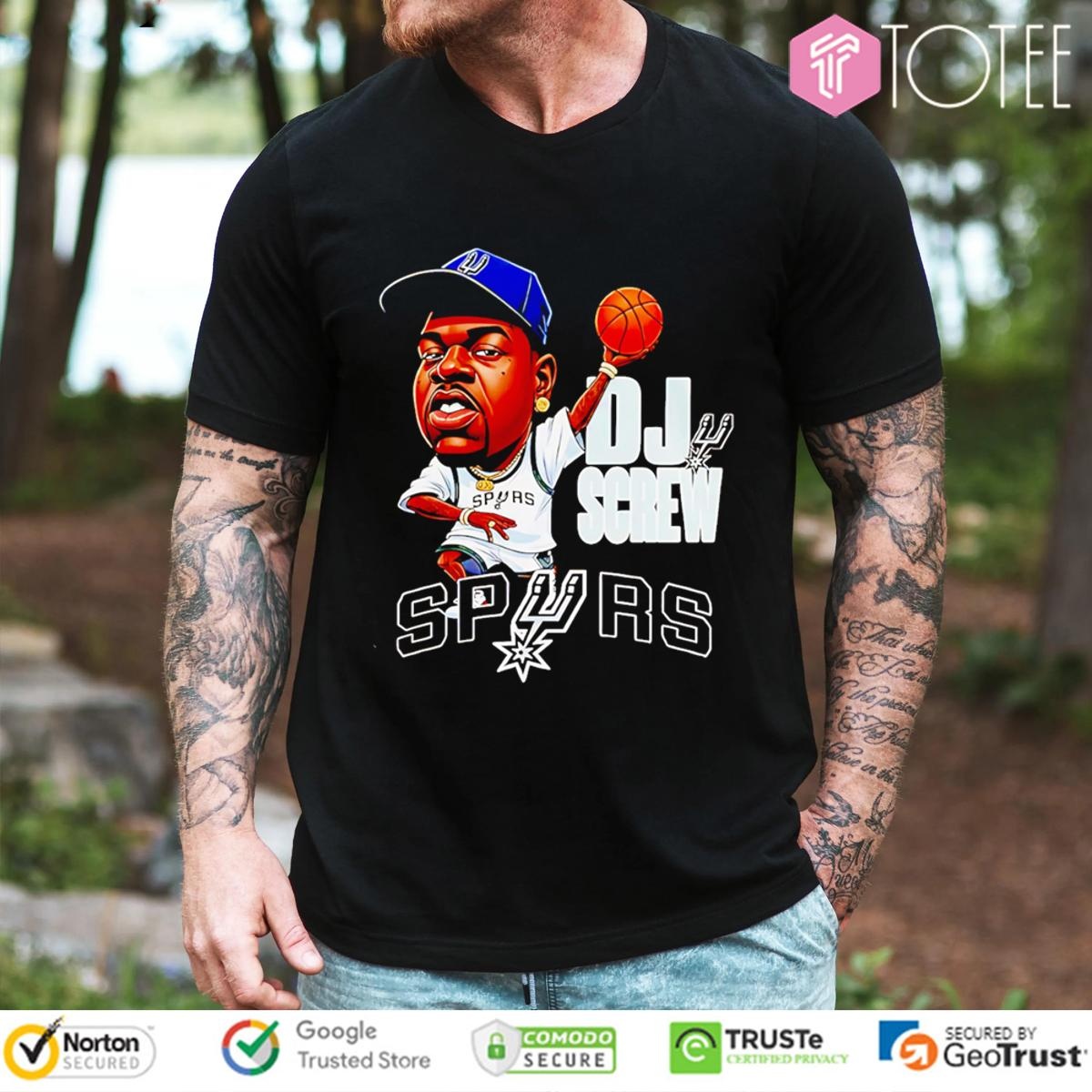 Dj Screw San Antonio Spurs T-shirt