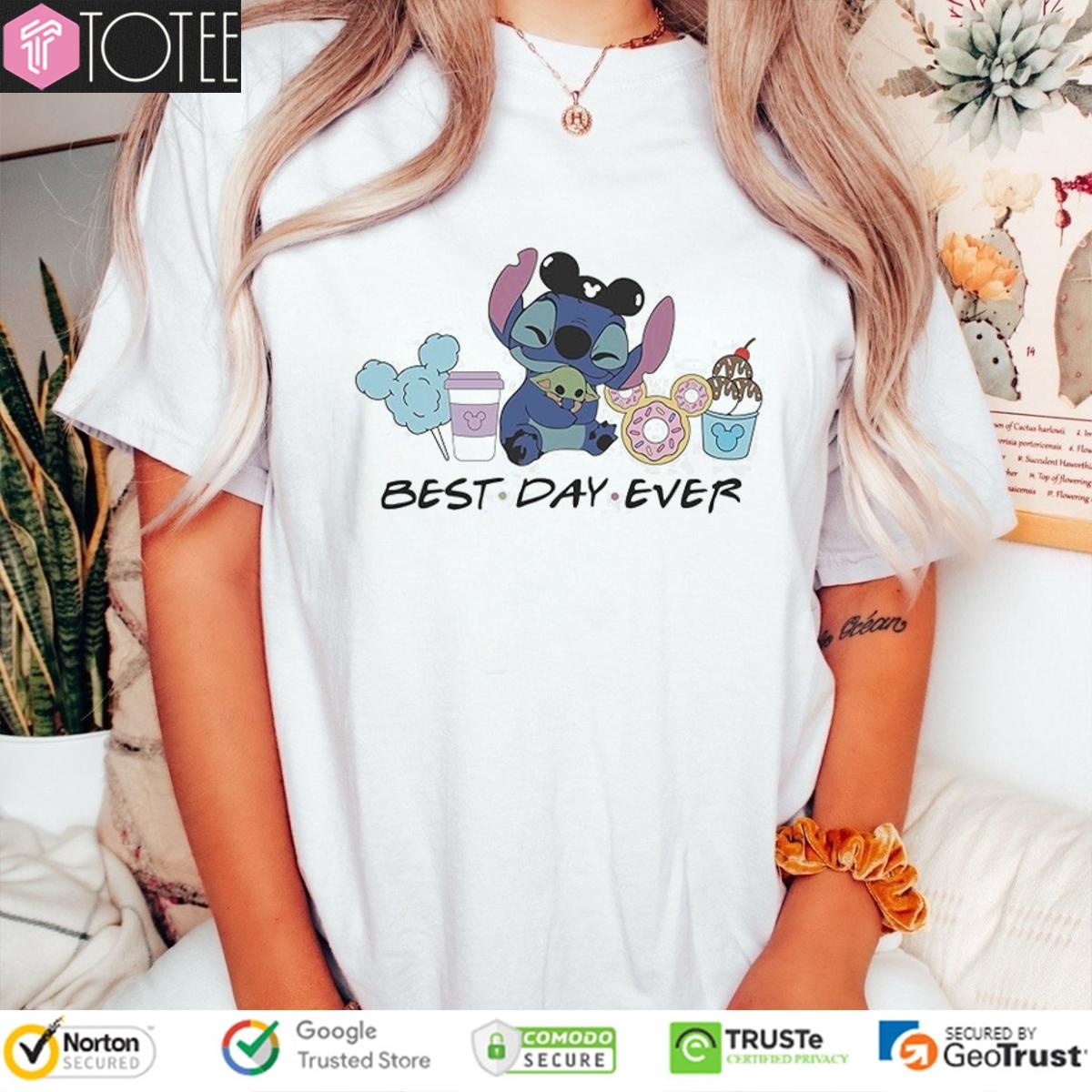 Stitch Best Day Ever Disney T-shirt