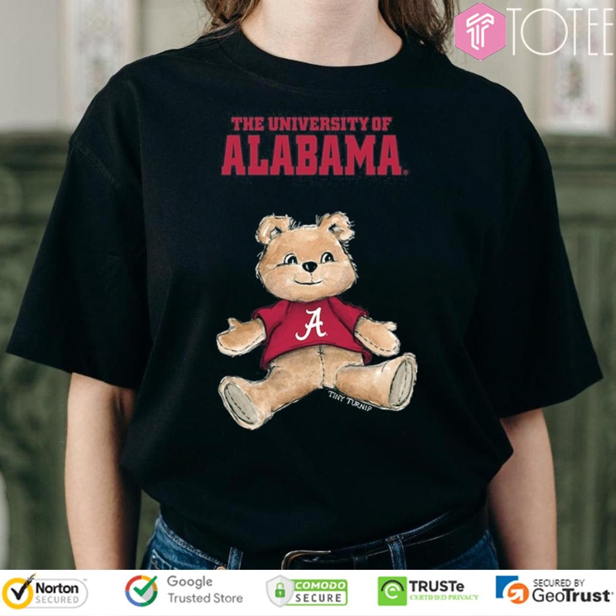 Tiny Turnip Teddy Bear X Alabama Crimson Tide T-shirt