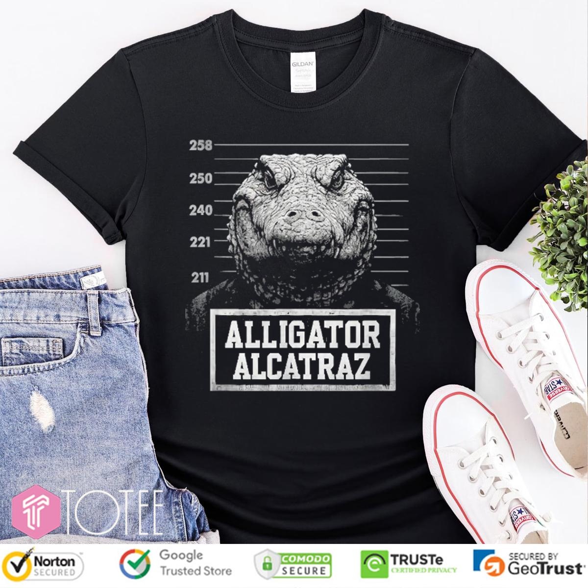Alligator Alcatraz Mugshot T-shirt